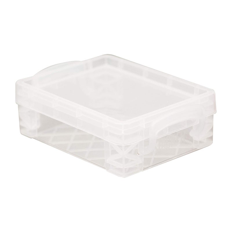 Super Stacker Advantus Super Stacker Crayon Box, Plastic, 4.75 x 3.5 x 1.6, Clear - Image 1